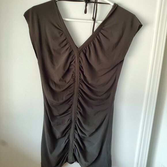 Y2K Army Green Shirt - Picture 1 of 5